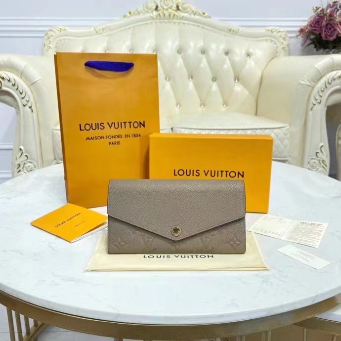 [TOP] Louis Vuitton LV Sarah Empreinte Wallet 19cm - 6 Colors