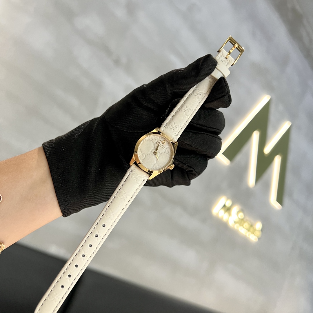 [TOP] GUCCI Small Little Bee Ladies Watch 27mm