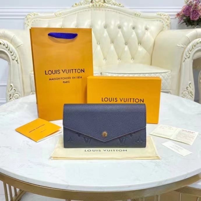[TOP] Louis Vuitton LV Sarah Empreinte Wallet 19cm - 6 Colors