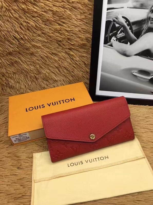 [TOP] Louis Vuitton LV Sarah Empreinte Wallet 19cm - 6 Colors