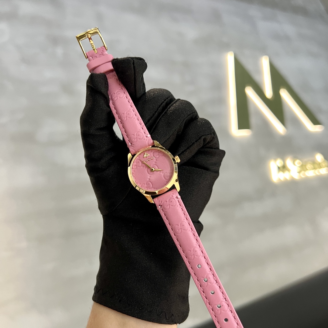 [TOP] GUCCI Small Little Bee Ladies Watch 27mm