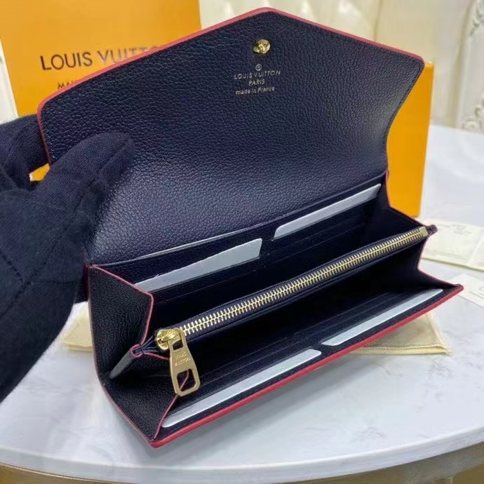 [TOP] Louis Vuitton LV Sarah Empreinte Wallet 19cm - 6 Colors