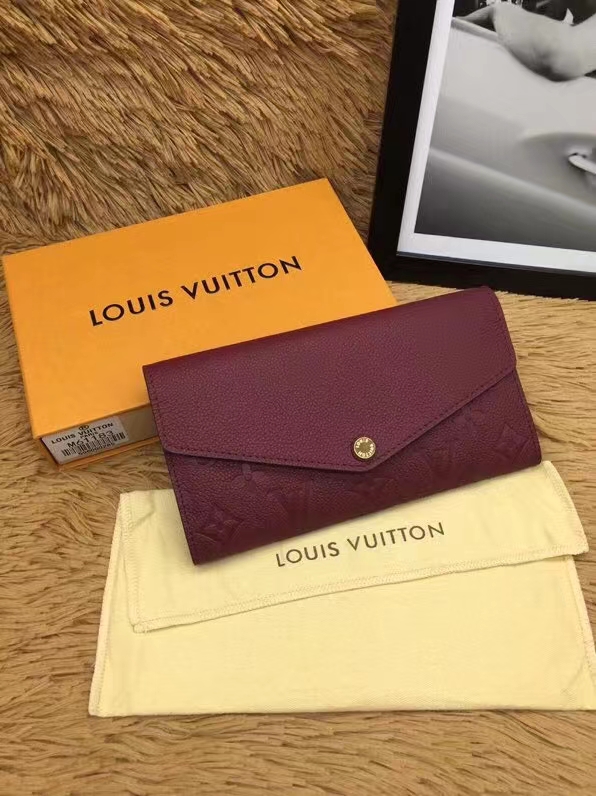 [TOP] Louis Vuitton LV Sarah Empreinte Wallet 19cm - 6 Colors