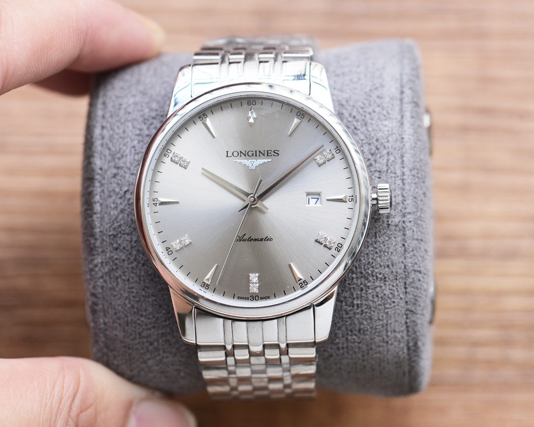 [TOP] LONGINES Fine Men's Steel Strip Watch 41mm - 3 Colors