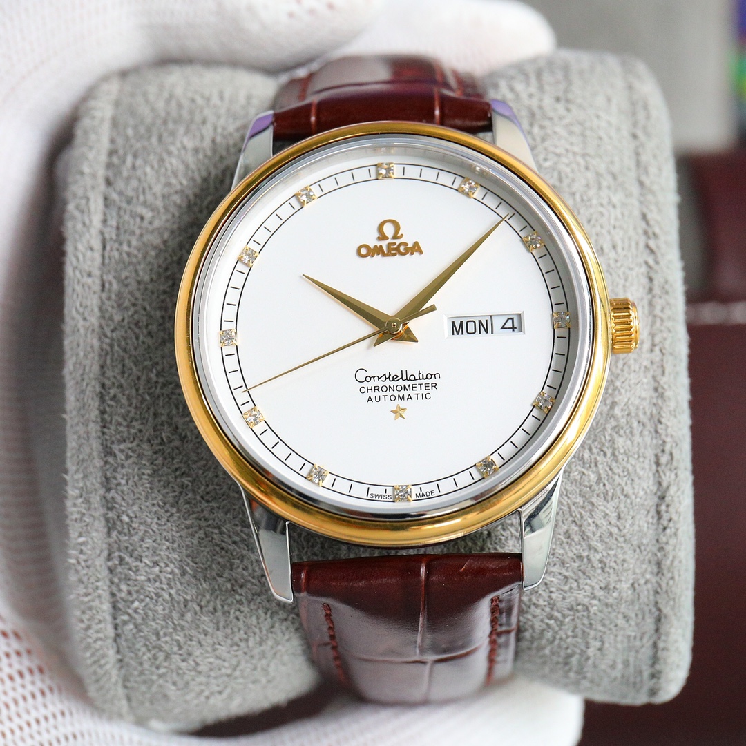 [TOP] OMEGA Omega Men's Automatic Mechanical Movement Watch - 40mm