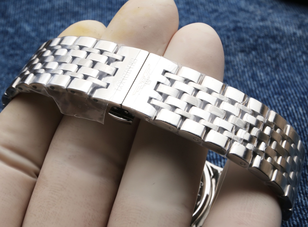 [TOP] LONGINES Men's Super A Stainless Steel Case 5 Degrees Waterproof Watch 40 mm