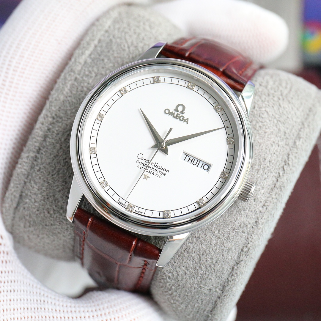 [TOP] OMEGA Omega Men's Automatic Mechanical Movement Watch - 40mm