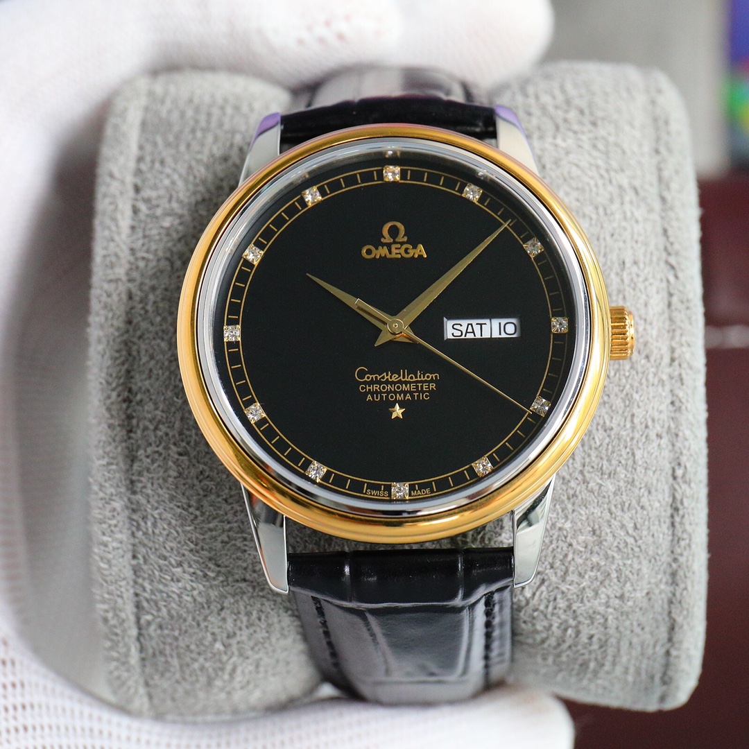 [TOP] OMEGA Omega Men's Automatic Mechanical Movement Watch - 40mm