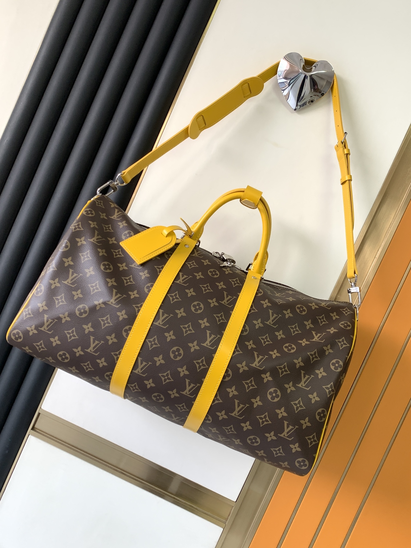 [TOP] Louis Vuitton LV L*V Monogram Macassar Canvas Keepall Bag - 50x29x23CM - 7 Colors
