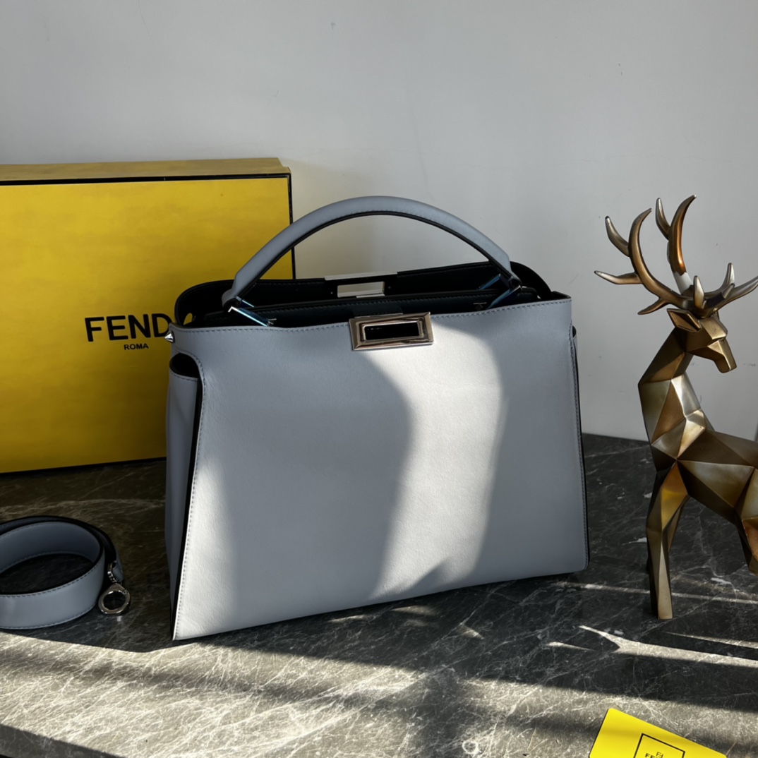 [TOP] FENDI Cowhide Peekaboo Bags - 38CM - 3 Colors