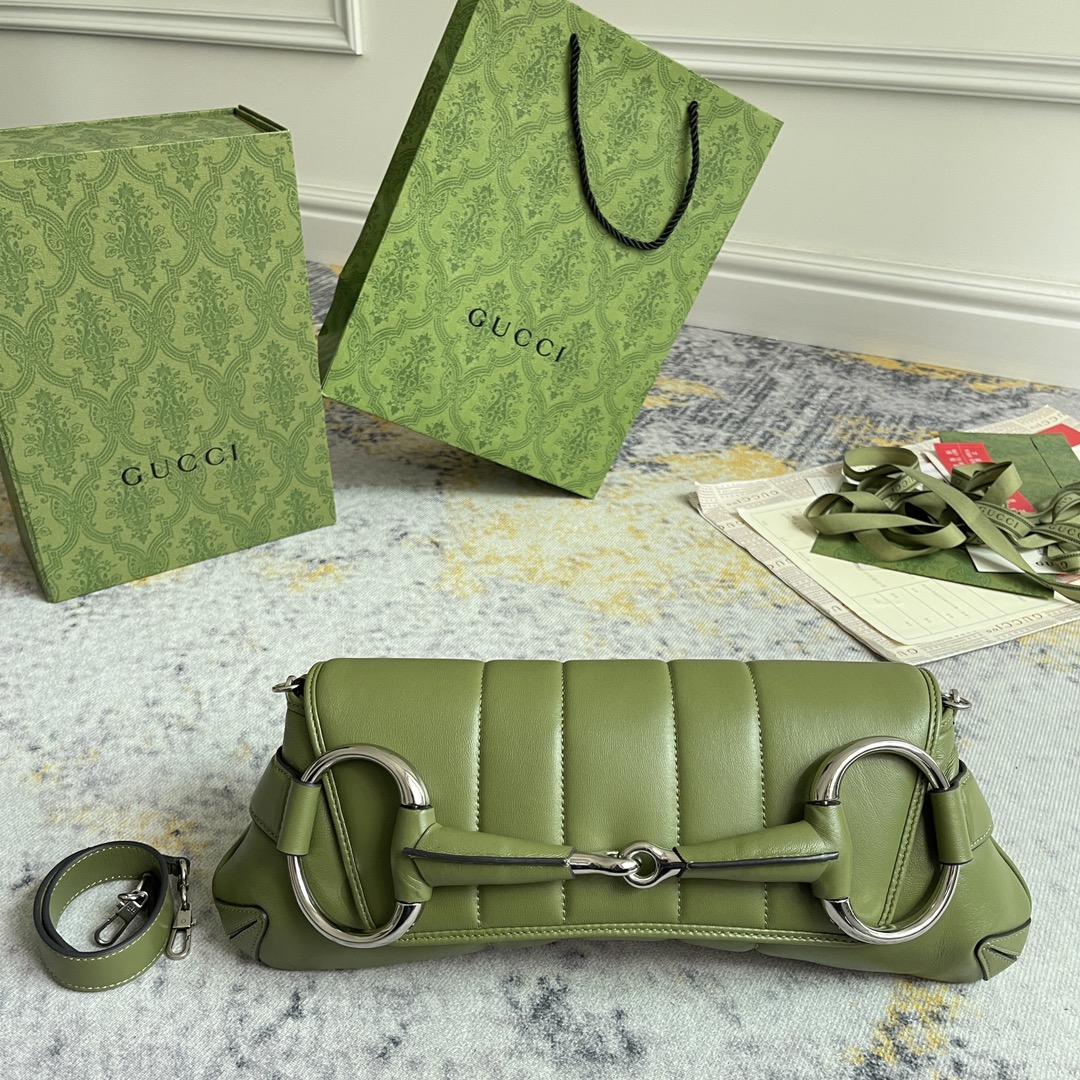 [TOP] GUCCI G*G Imported Cowhide Handbags - 27x11.5x5cm - Six Colors