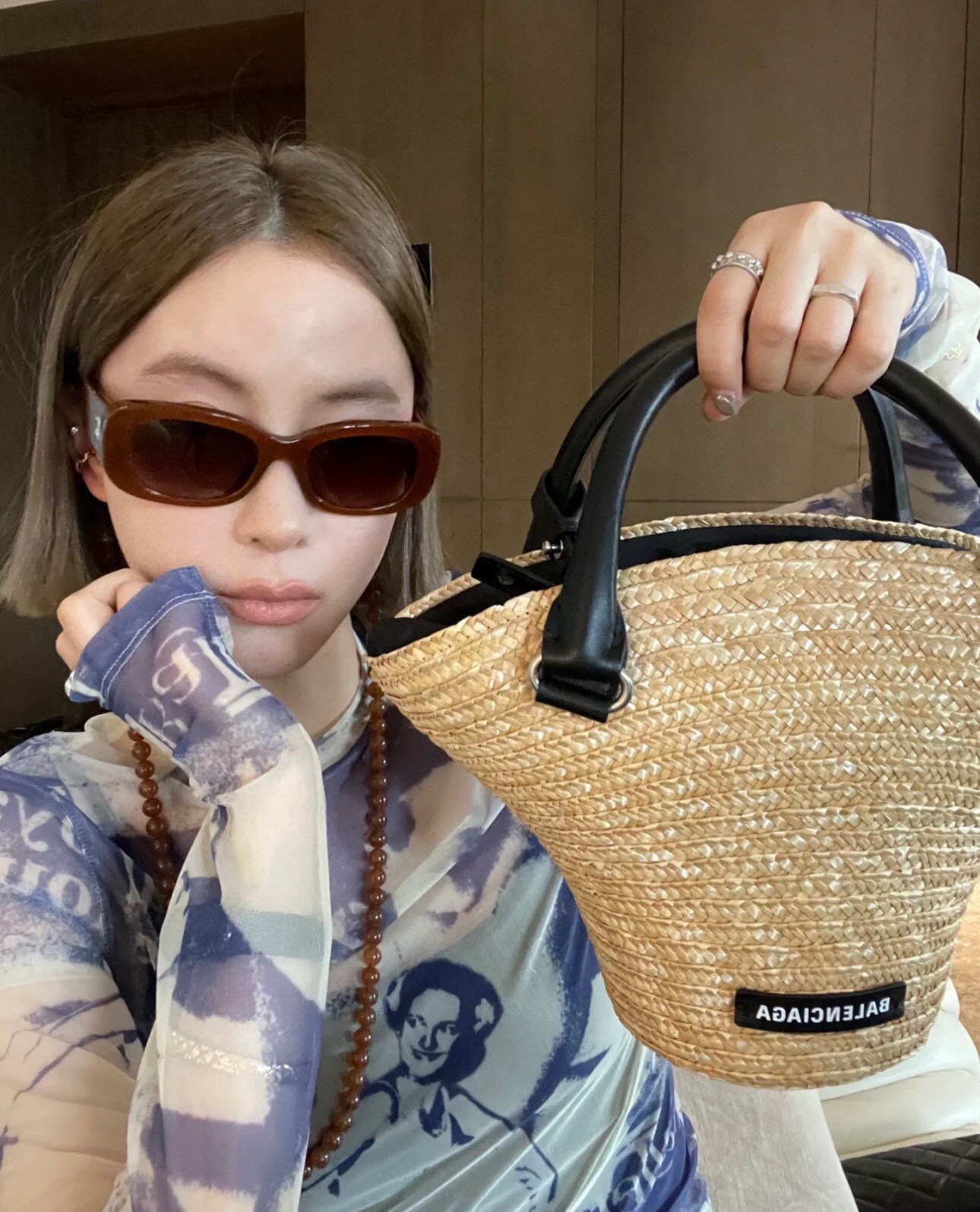 [TOP] CHANEL  Glasses - Warm Brown