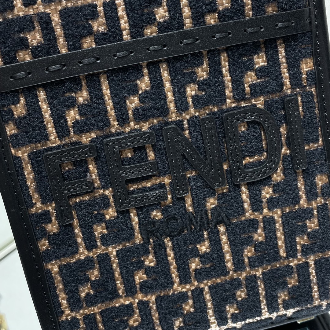 [TOP] FENDI Sunshine Mini Tote bag - Black