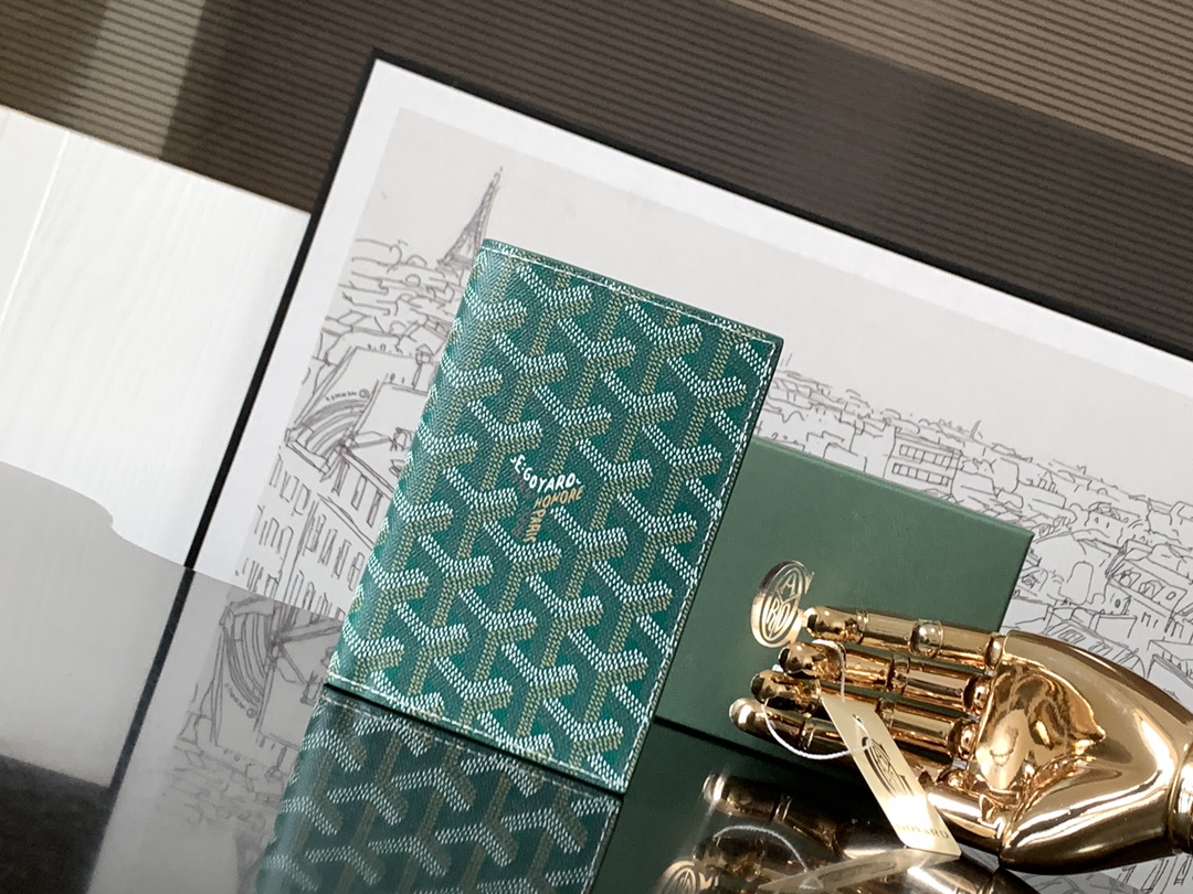 [TOP] Goyard Grenelle Passport Holder 1.5x10x14cm - 10 Color
