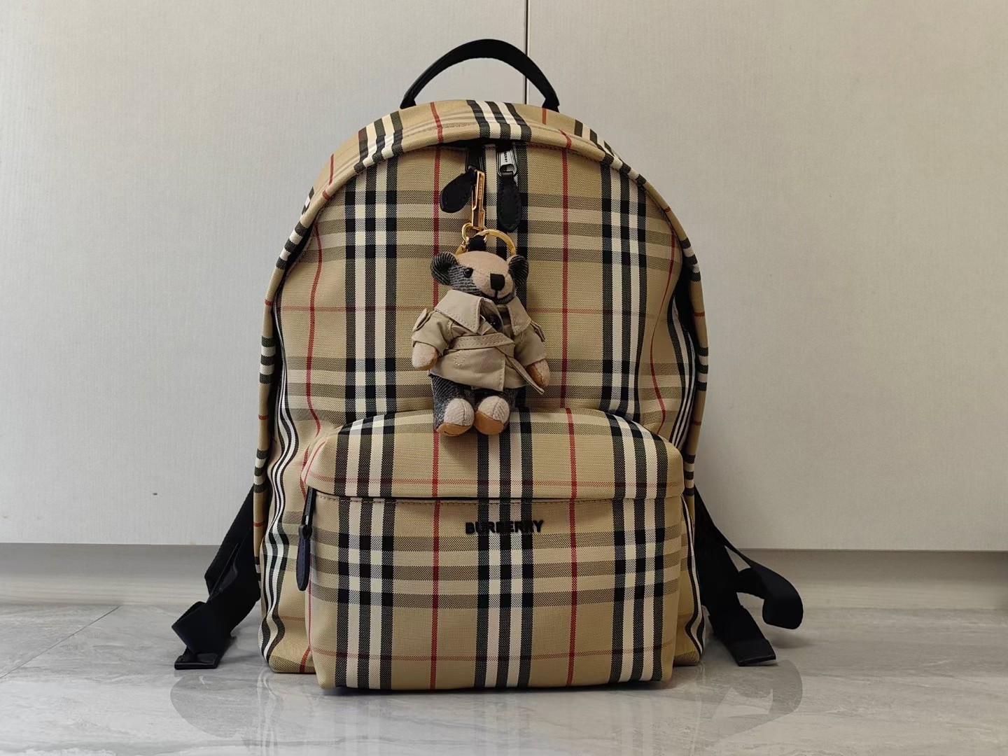 [TOP] BURBERRY Backpack 30.5x14.5x42.5cm - Beige