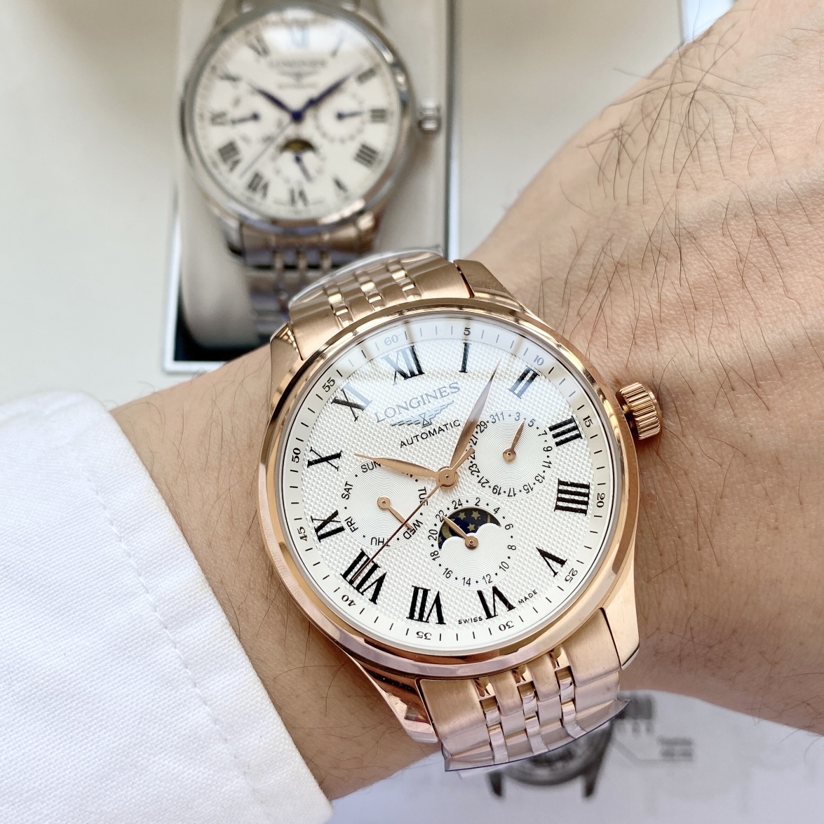 [TOP] LONGINES Langqing Men's Watch  316L Stainless Steel Case Watch 40mm - 6 Colors