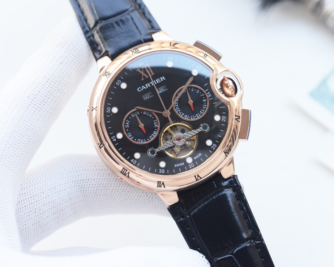 [TOP] Cartier Men's watch Stainless Steel L Watch 42mm - 6 Colors