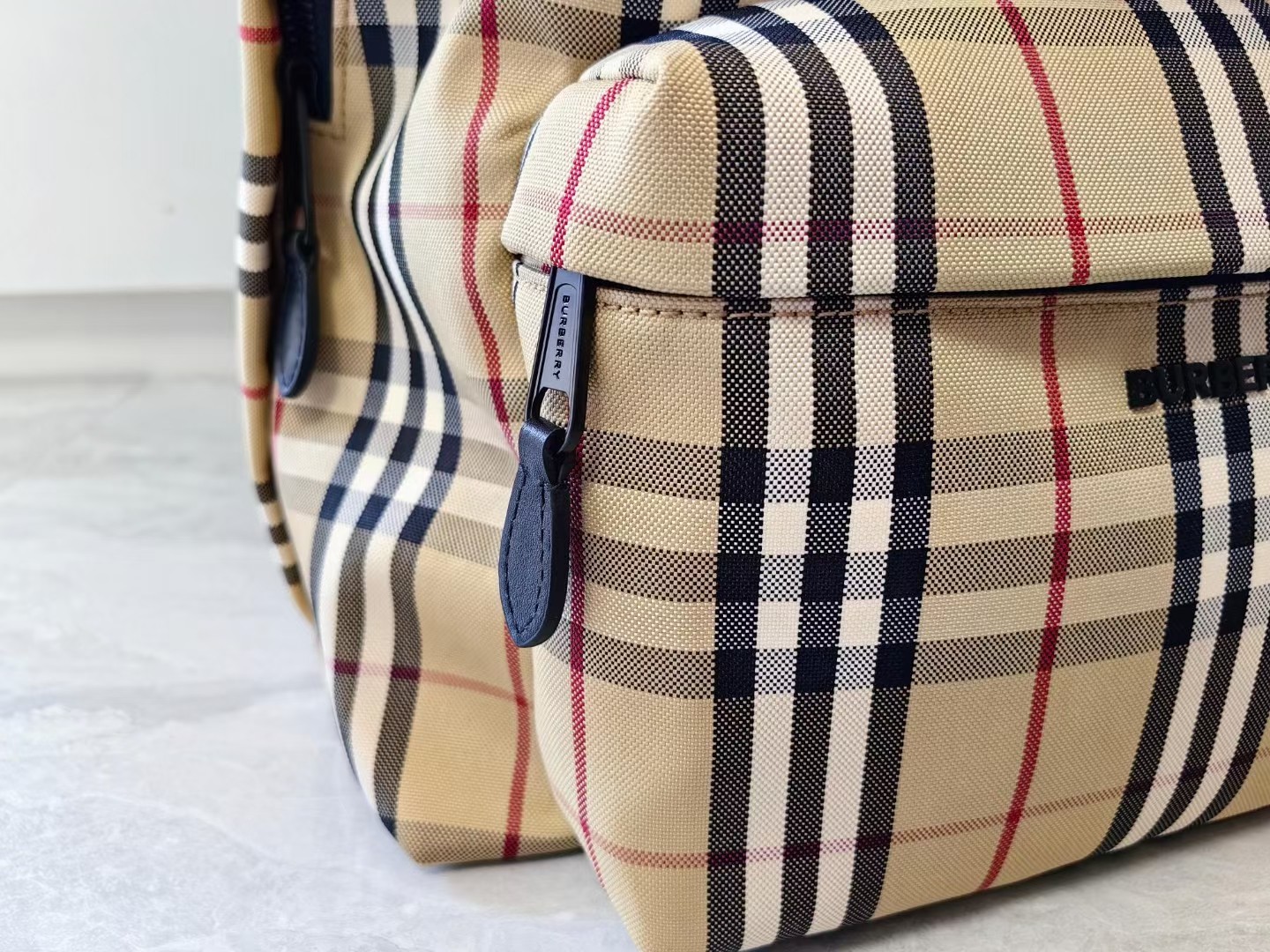 [TOP] BURBERRY Backpack 30.5x14.5x42.5cm - Beige