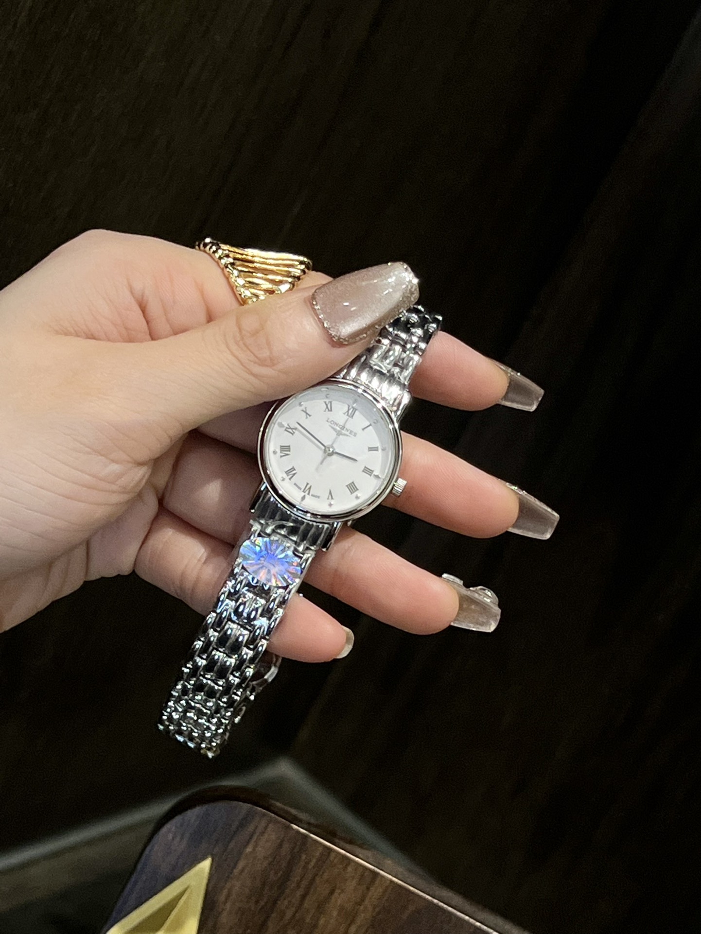 [TOP] LONGINES Medieval romance small gold  Watch 26mm