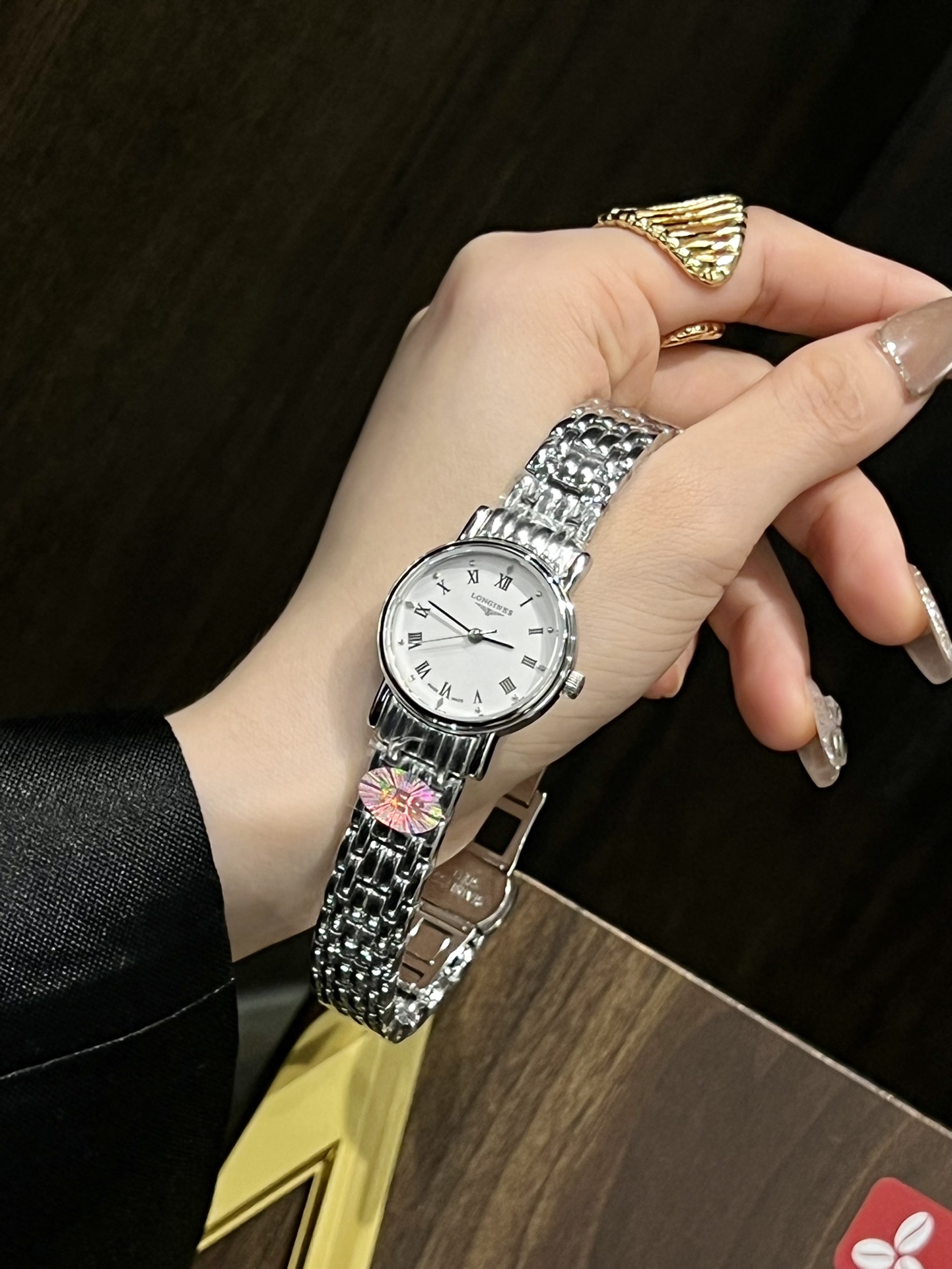 [TOP] LONGINES Medieval romance small gold  Watch 26mm