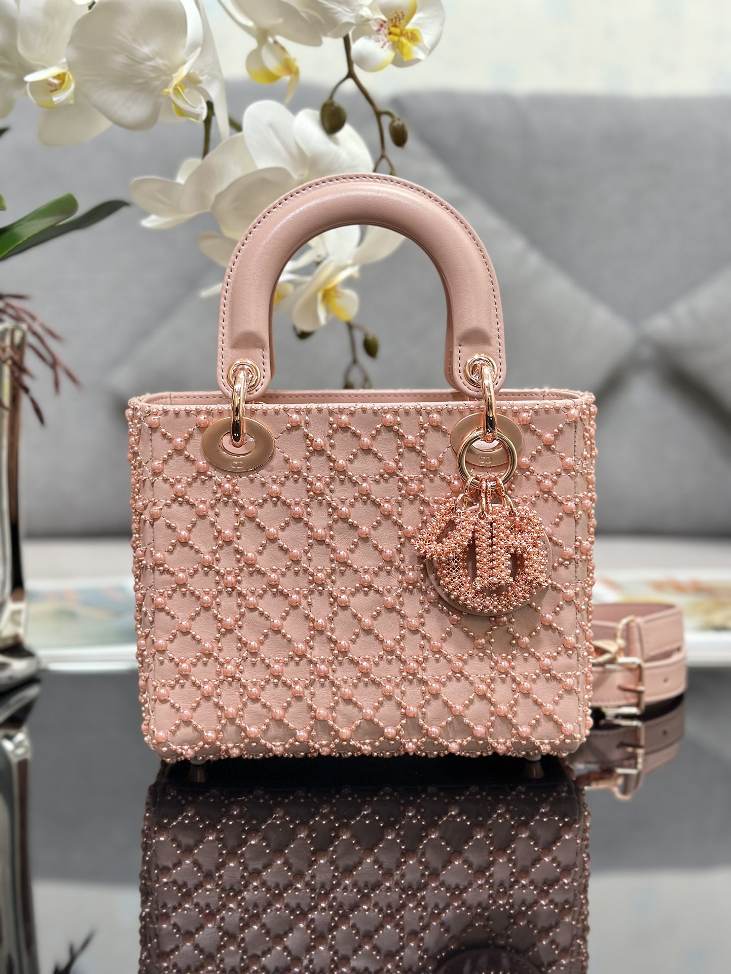 [TOP] Christian Dior Pearl Lady Christian Dior Bags - 20x16.5x8cm - 2 Colors