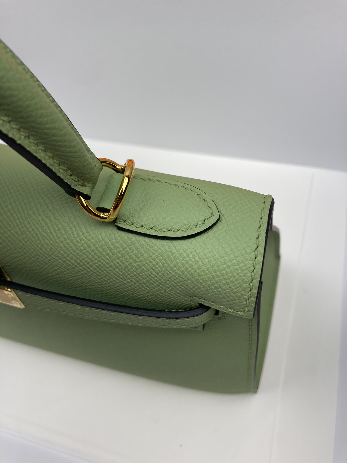 [TOP] HERMES Kelly Epsom Leather 25cm - Green - SHW&GHW