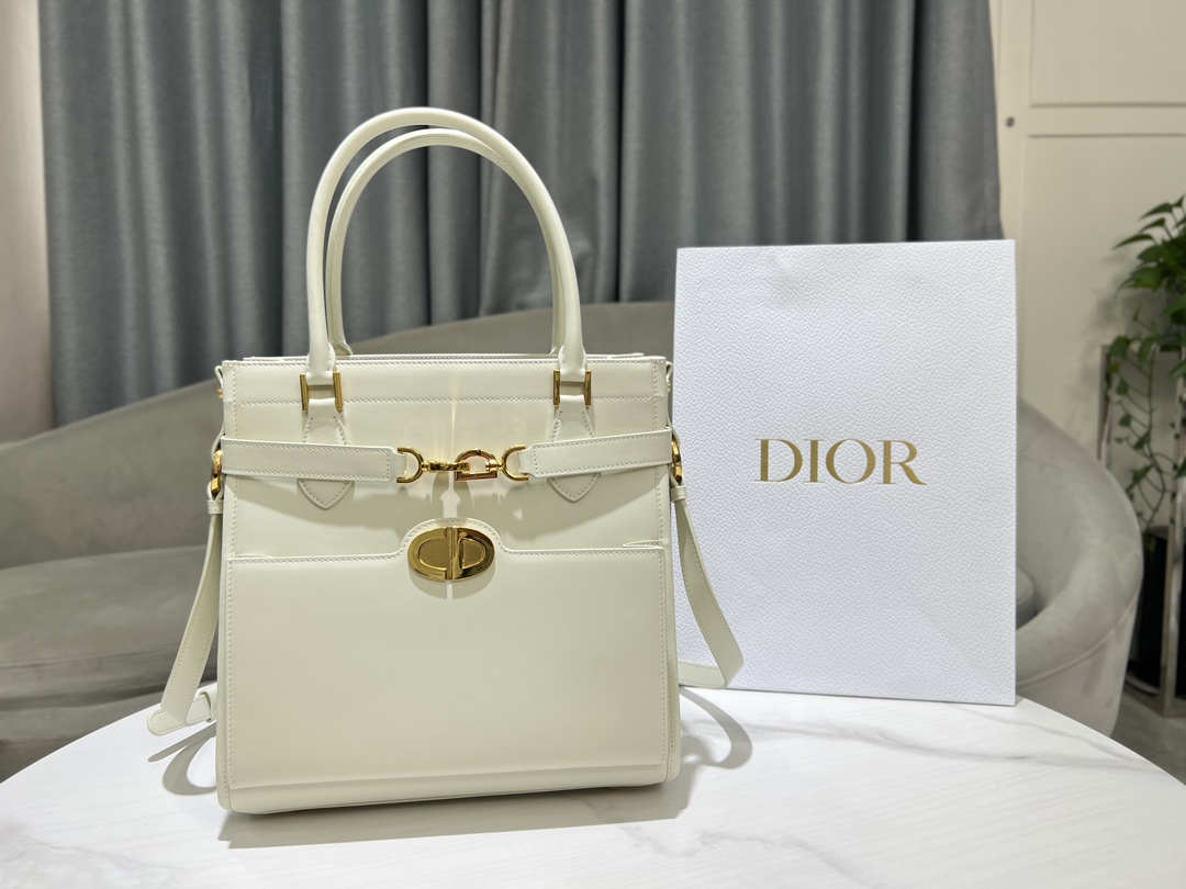 [TOP] Christian Dior New Cow Leather Bag - 28*30*18 cm - 3 Colors