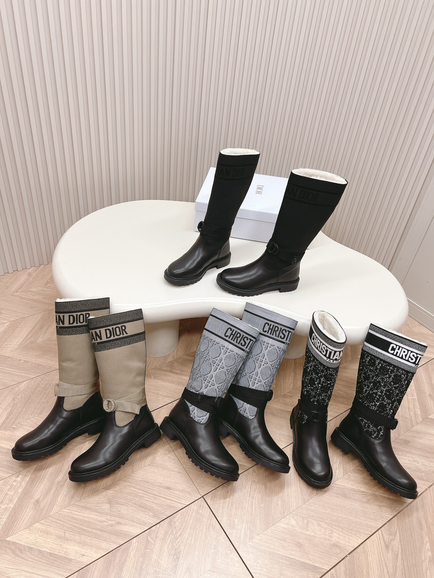 [TOP] Christian Dior Boots In Thickened Wool - 4 Colors