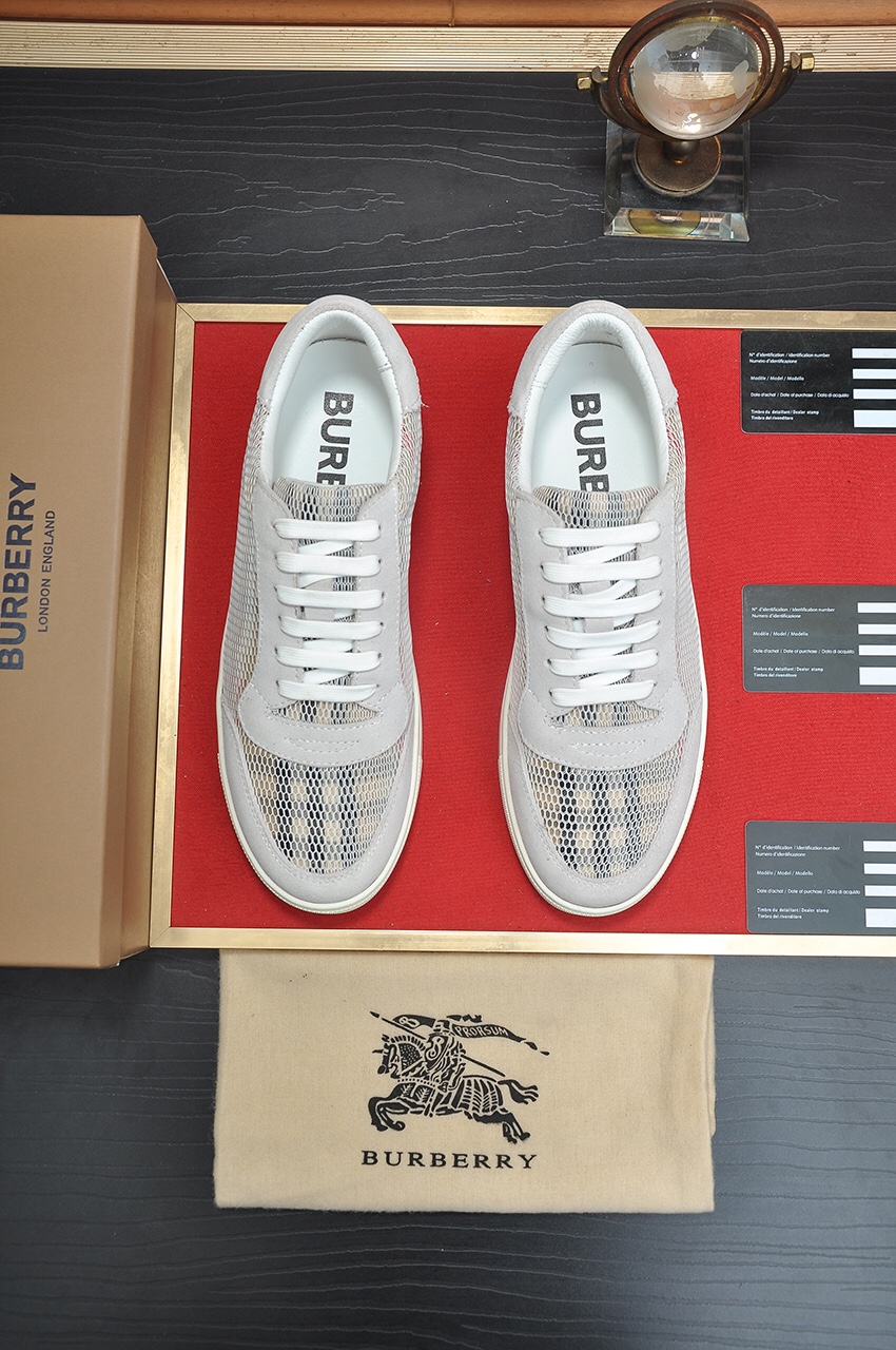 [TOP] BURBERRY Cowhide Paired With Classic Plaid Fabric - 2 Colors