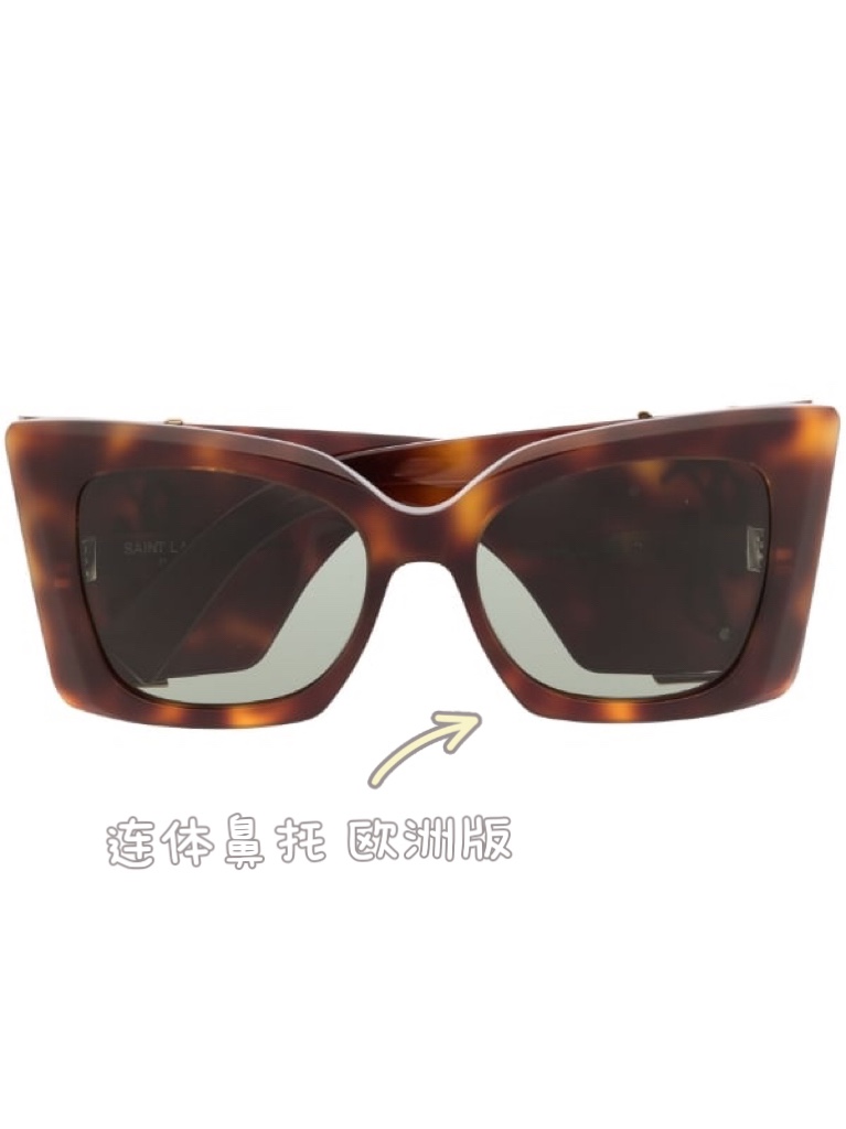 [TOP] Yves Saint Laurent YSL YSL One-Piece Nose Pads Sunglasses