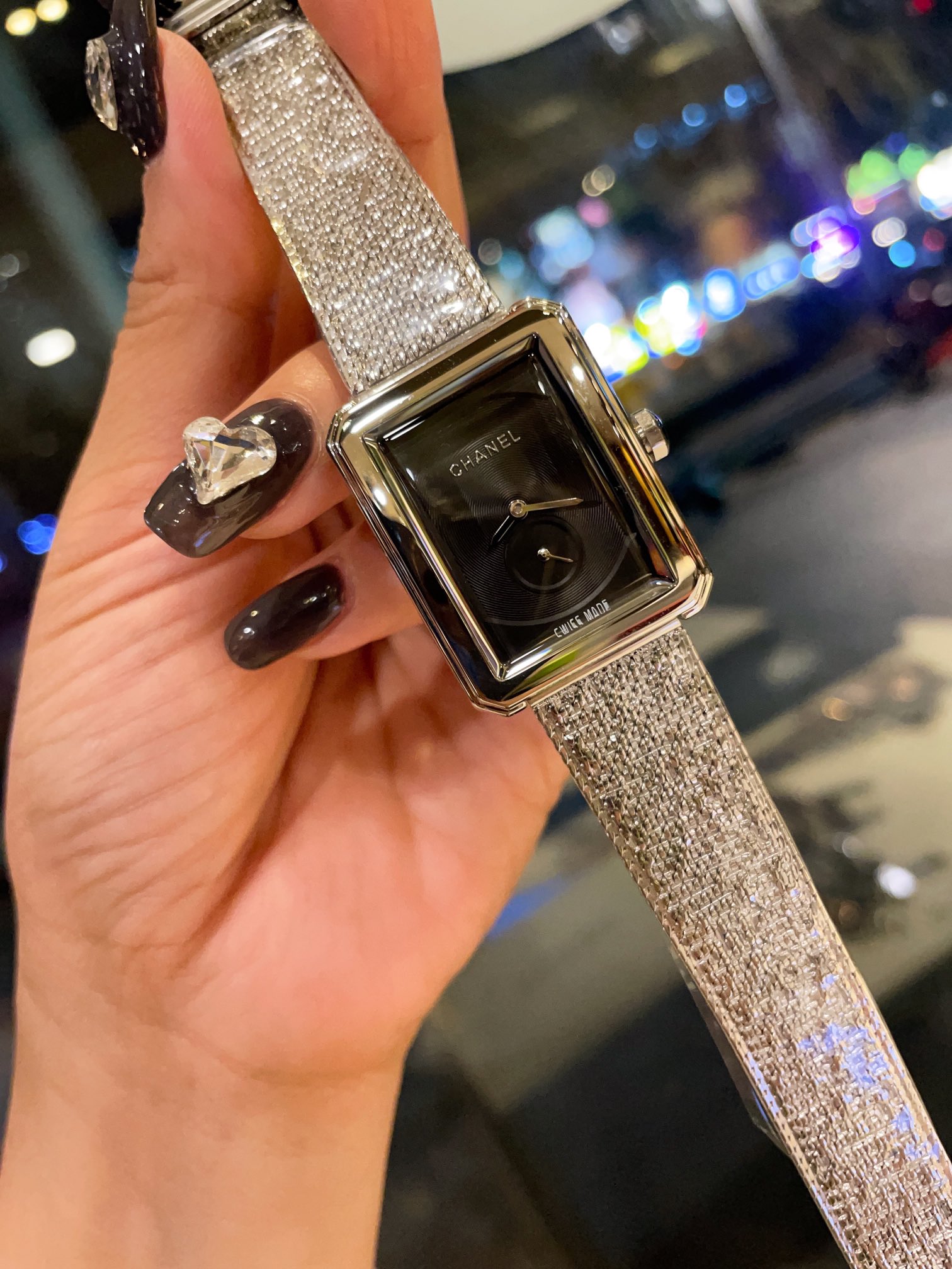 [TOP] CHANEL  BOY·FRIEND TWEED Tweed Steel Watch  27X34 mm  - 8 Colors