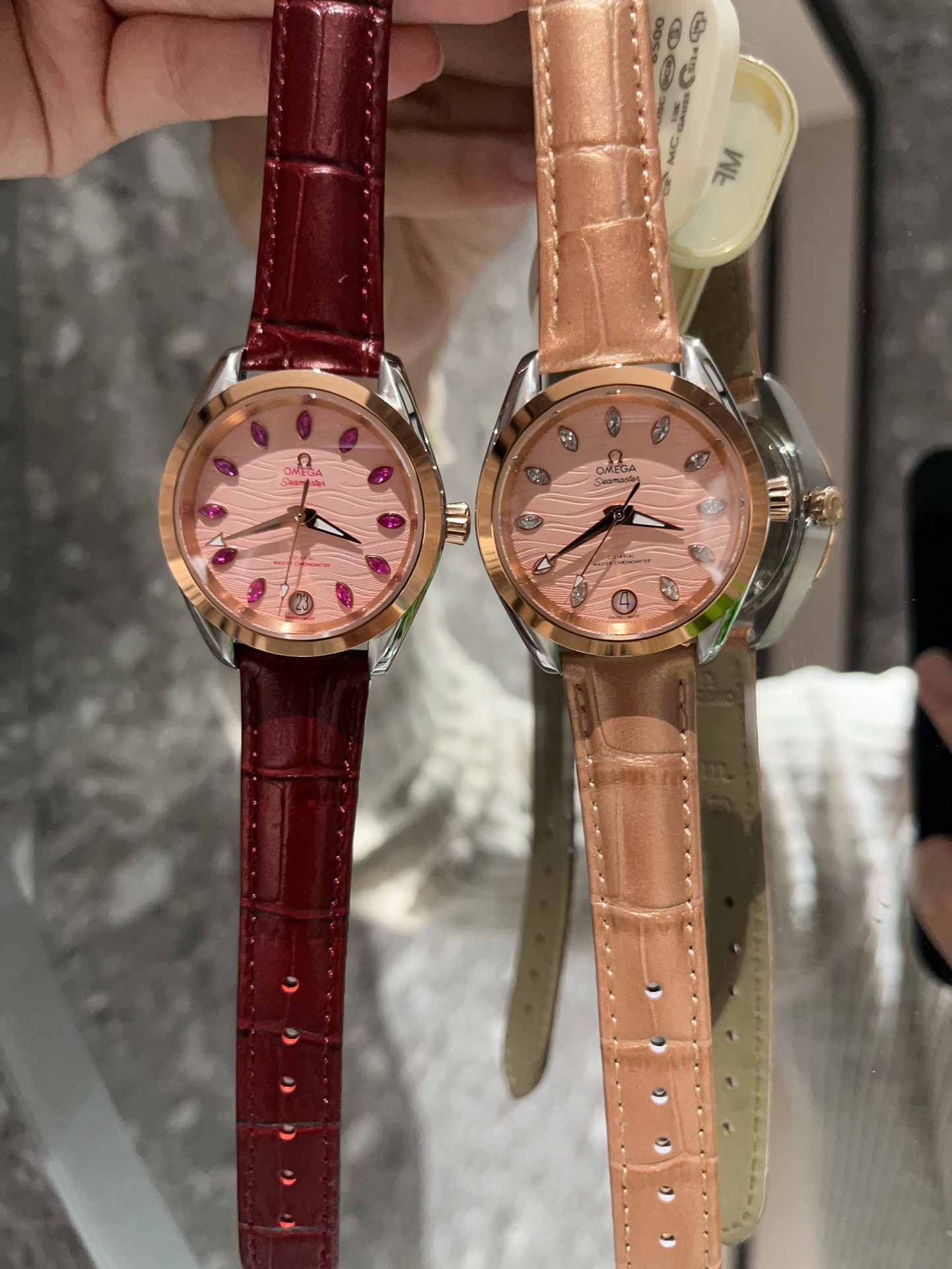 [TOP] OMEGA Omega Aquq Terra Shades Seahorse Swiss Movement Watch - 34mm