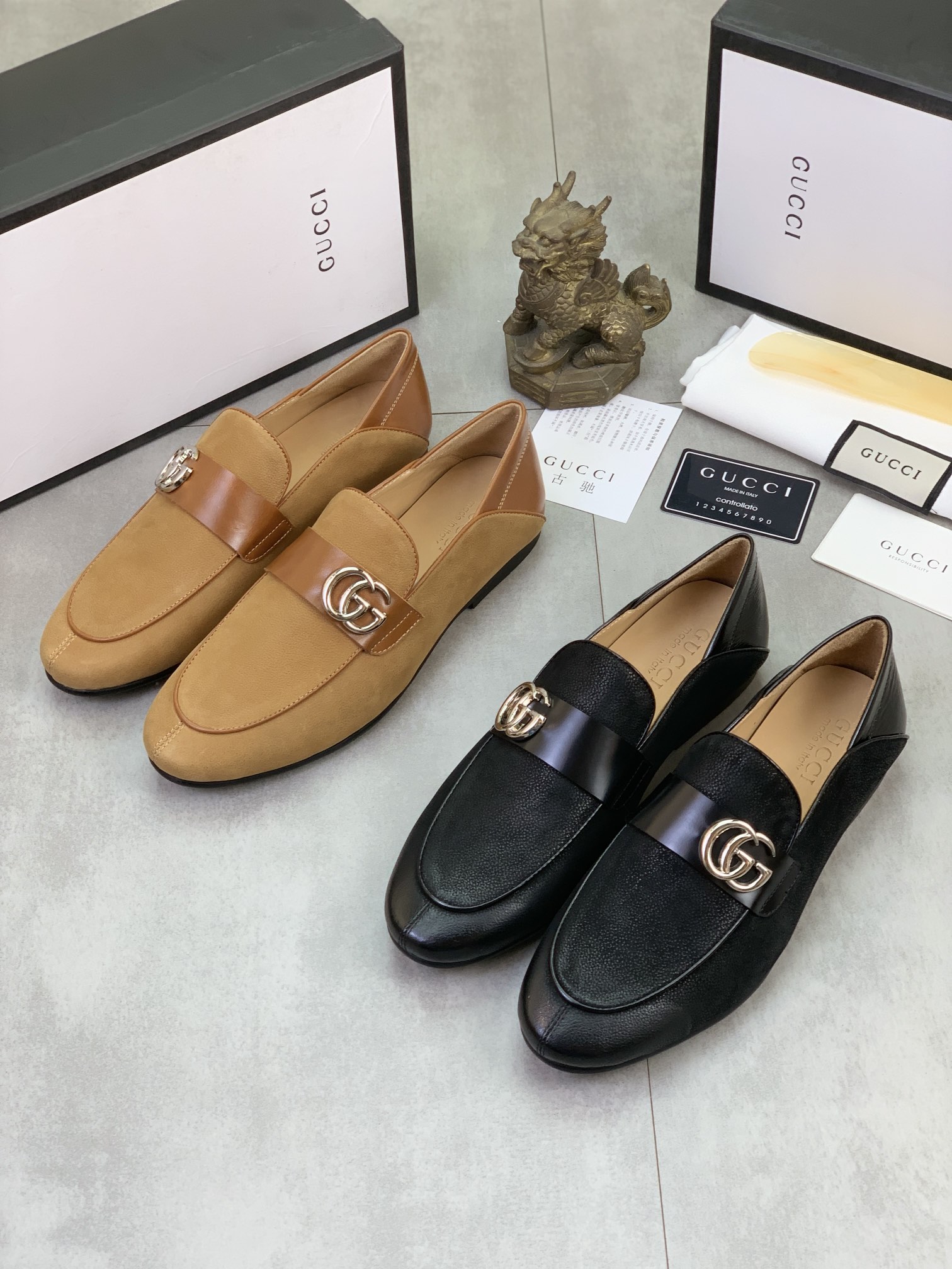 [TOP] GUCCI Classic Business Leather Shoes - 2 Colors