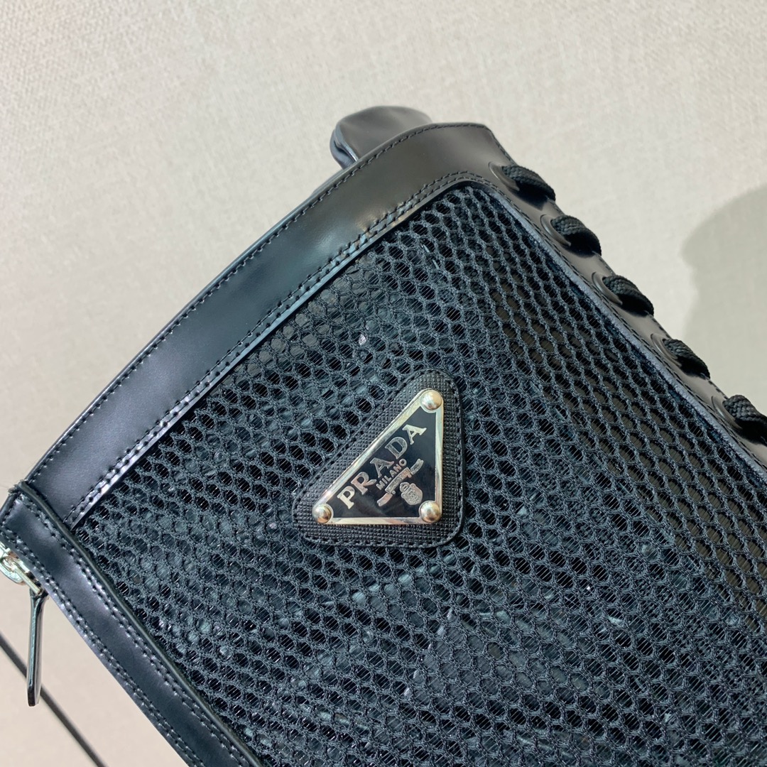 [TOP] PRADA Long Mesh Boots - Black - 2 Styles