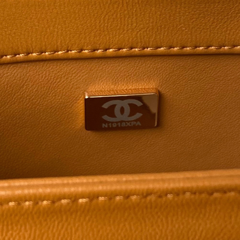 [TOP] CHANEL Trendy CC Handle Bag - 20cm/25cm - Brown&GHW