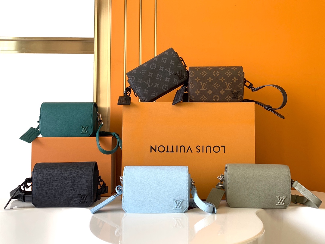 [TOP] Louis Vuitton LV Mini Handbag Made Of Cowhide Leather Bag - 17.3x12x7cm - Six Colors