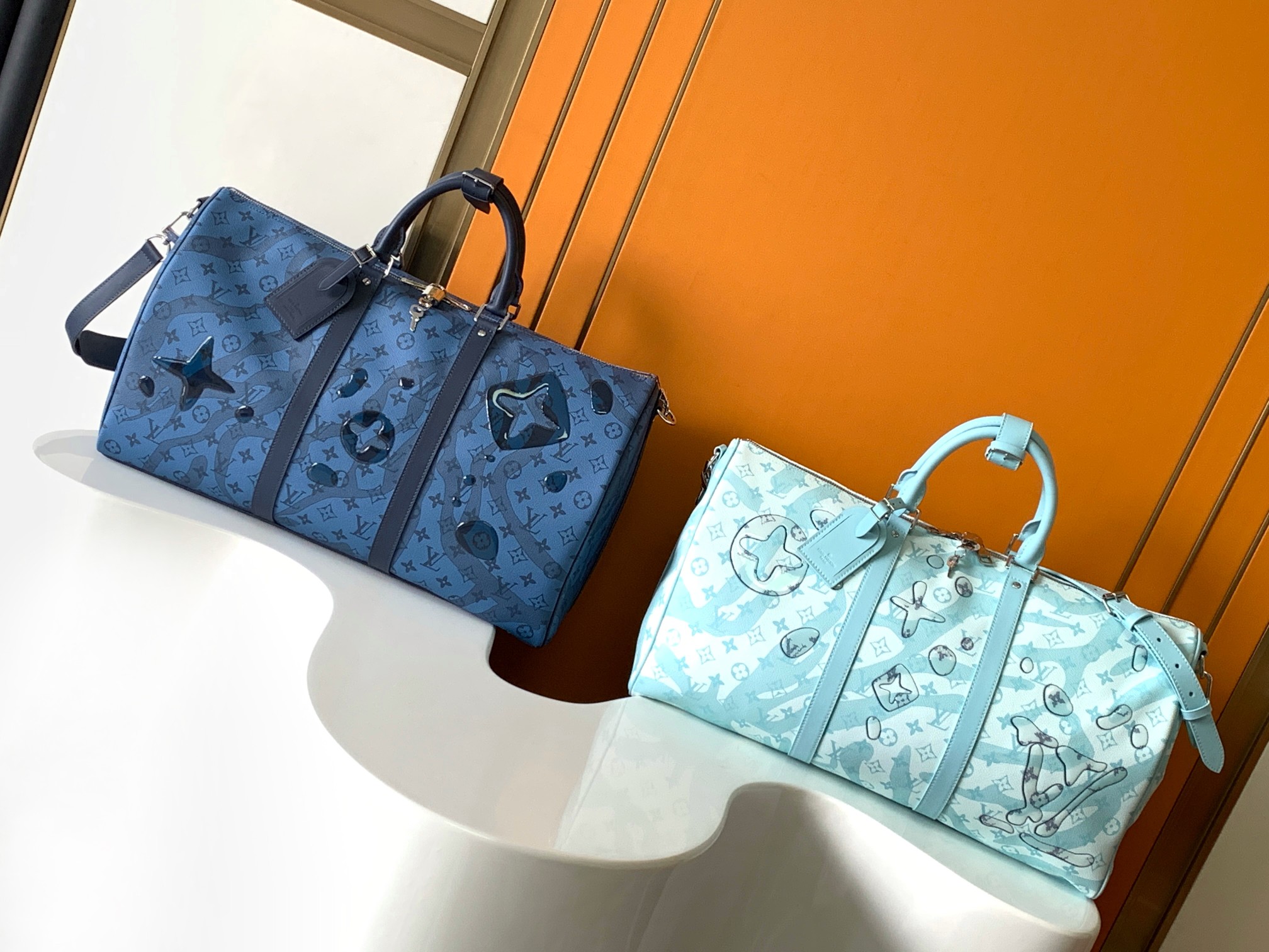 [TOP] Louis Vuitton LV Keepall Bandoulière 50 Leather Handbags - 50x29x23cm