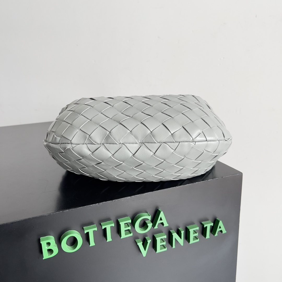 [TOP] Bottega Veneta BV Jodie Bag Lambskin Leather Braid 23 cm