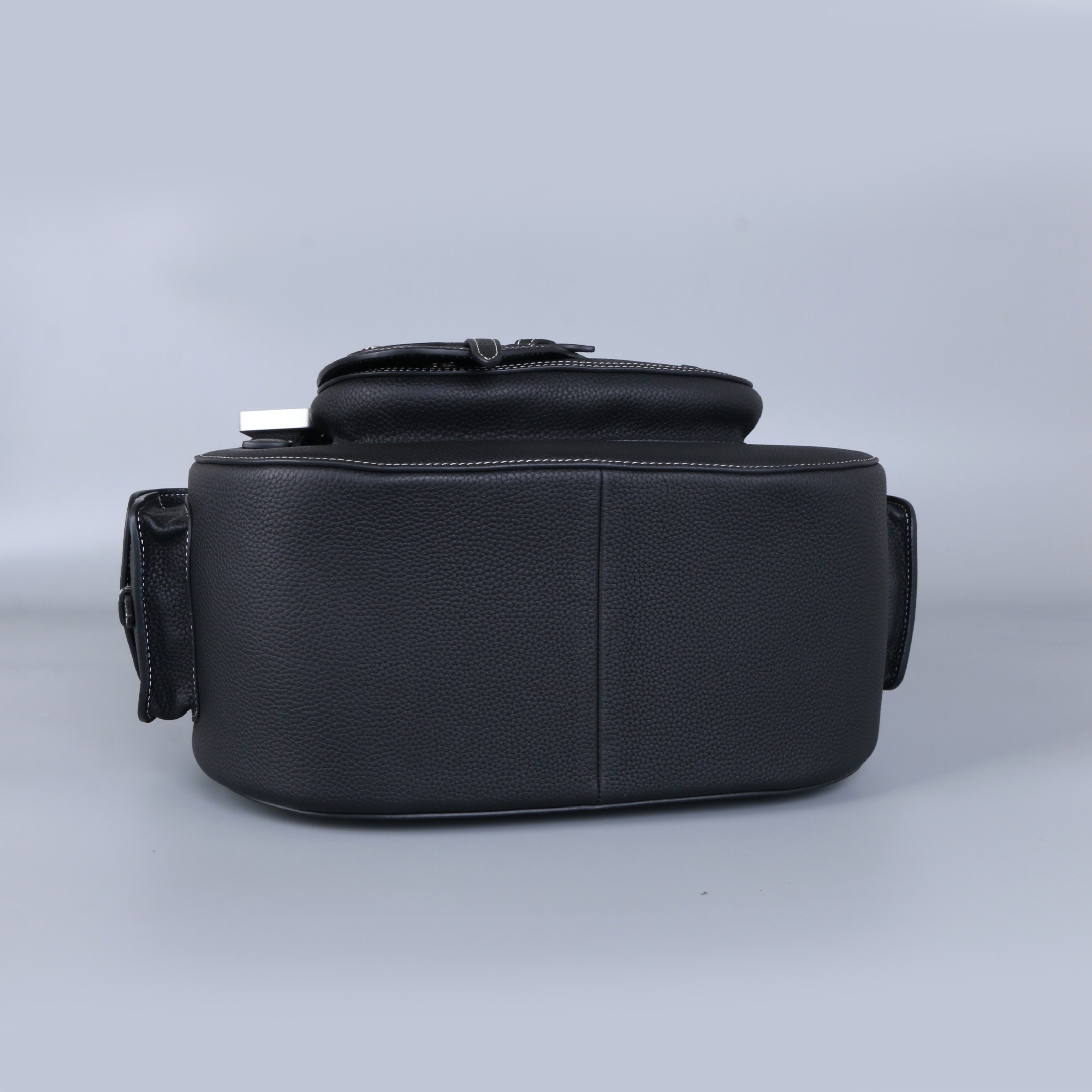 [TOP] Christian Dior Granular Texture Cowhide Backpack - 37×44×16cm - Black