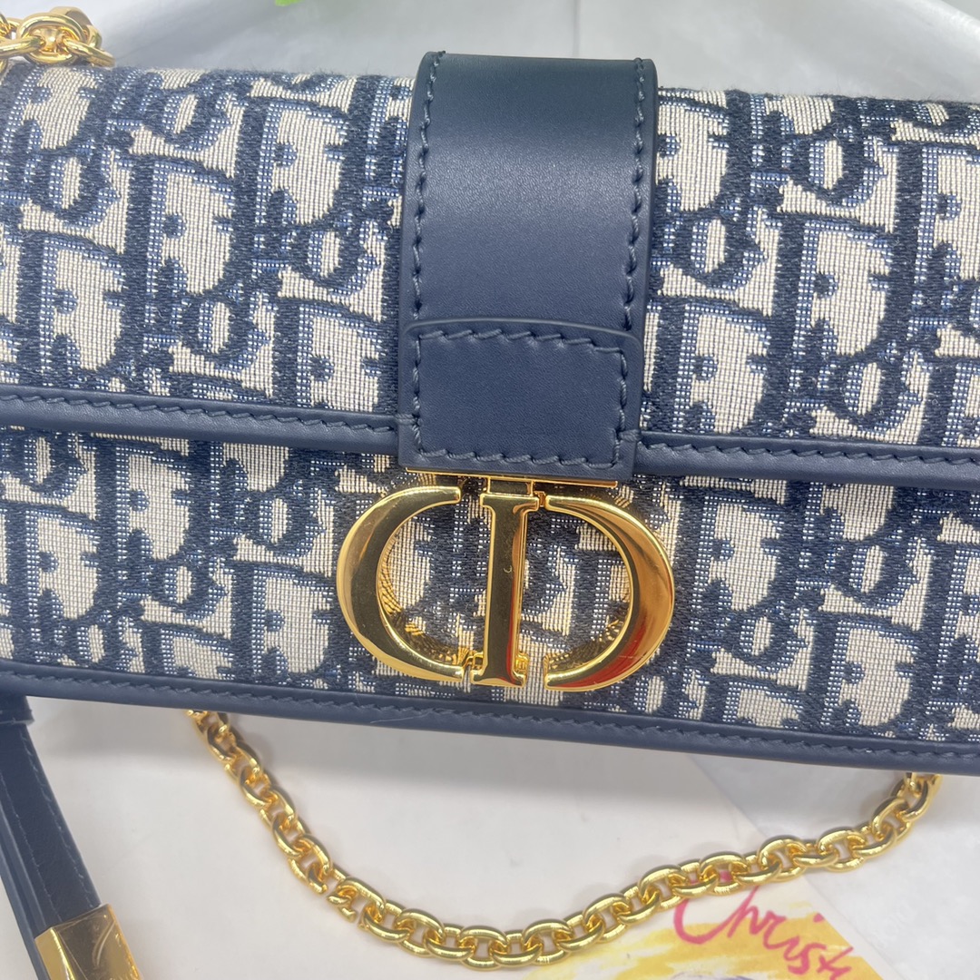 [Top] Christian Dior Cowhide 30 Montaigne Bag - 21.5×12×6cm