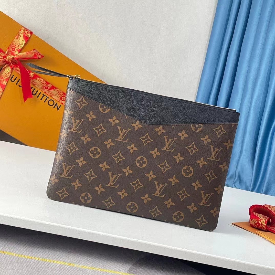 [TOP] Louis Vuitton LV Bags Leather 29.5 CM