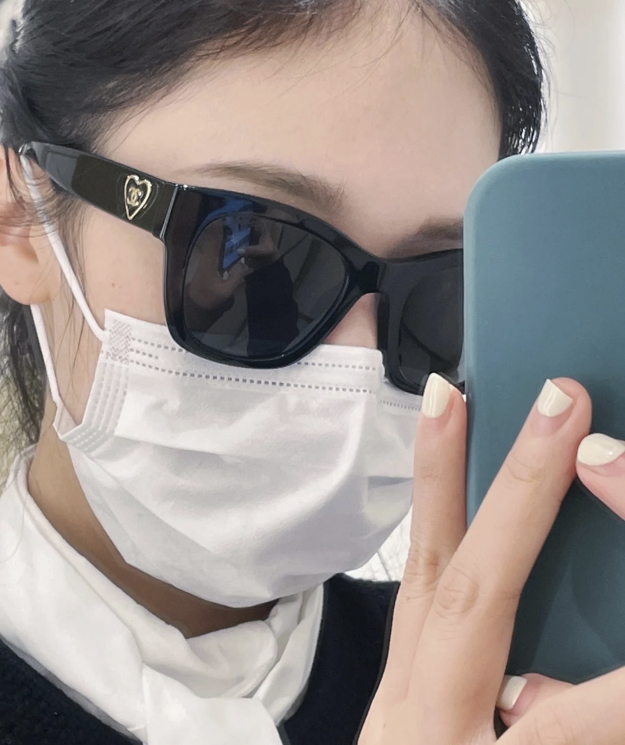 [TOP] CHANEL  Glasses - Black