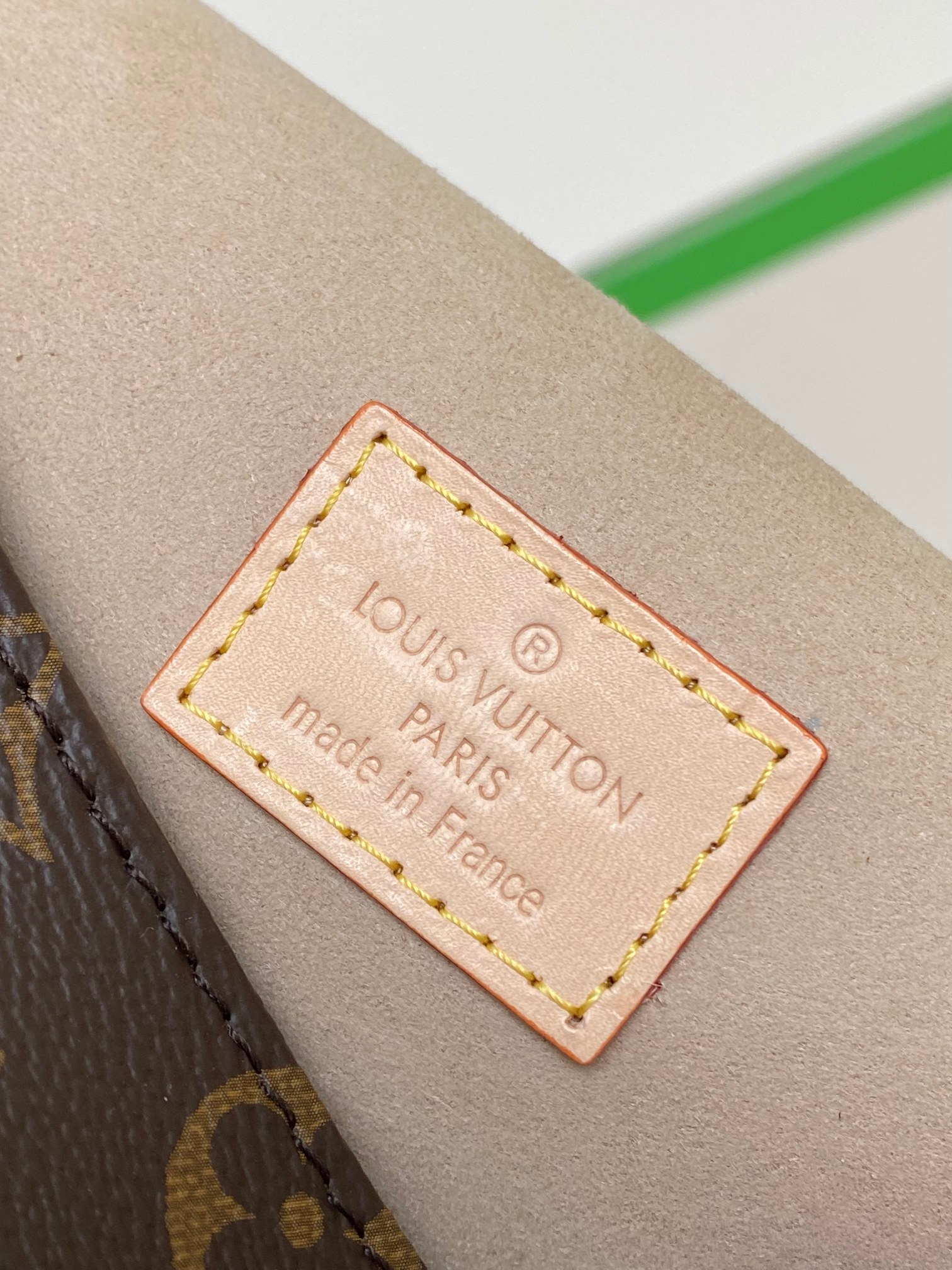 [TOP] Louis Vuitton LV Monogram Cowhide Diane Bag - 20x15x7.5cm-Brown