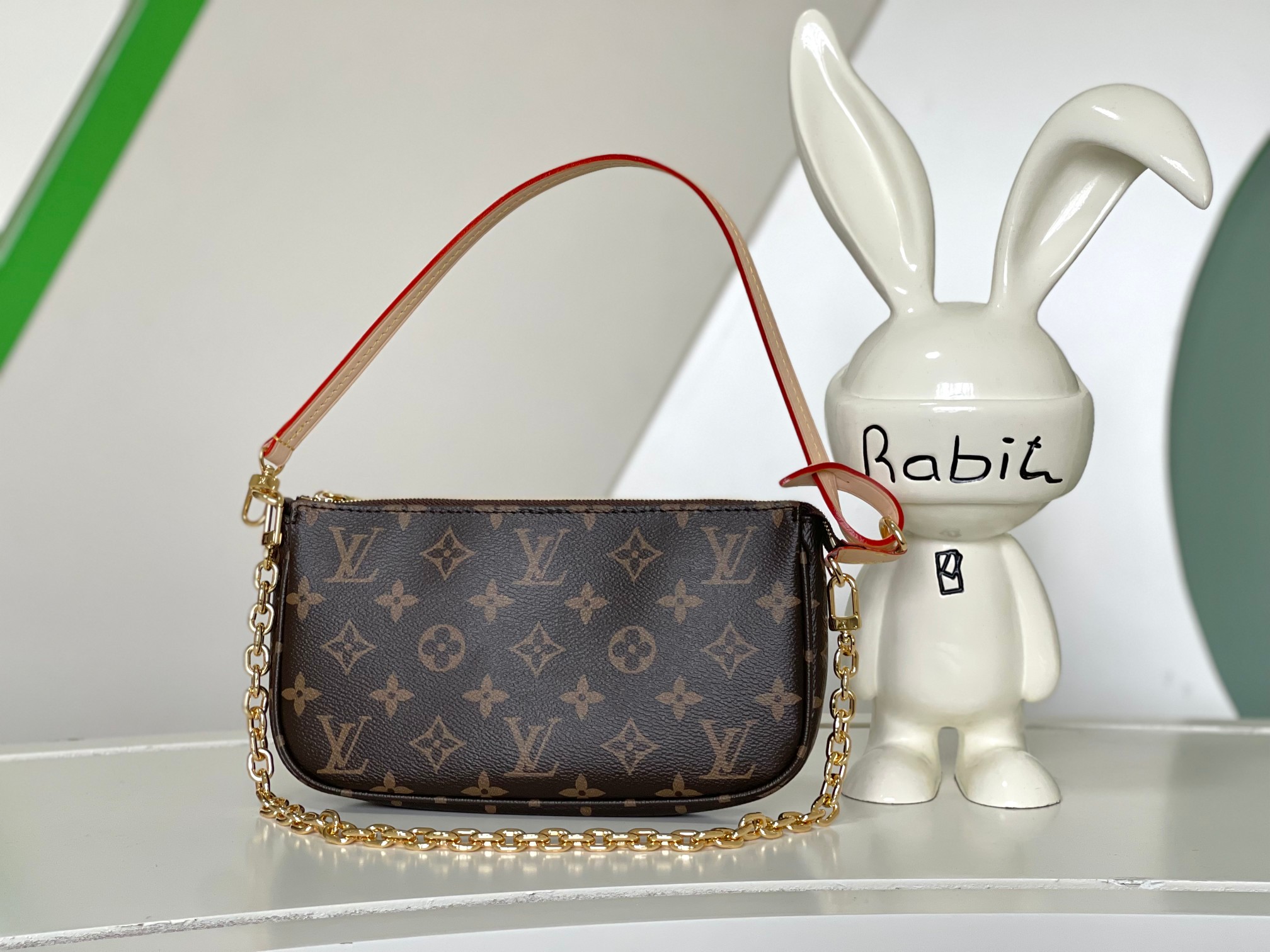 [TOP] Louis Vuitton LV Monogram Pochette Accessories Bag - 23.5x13.5x4CM
