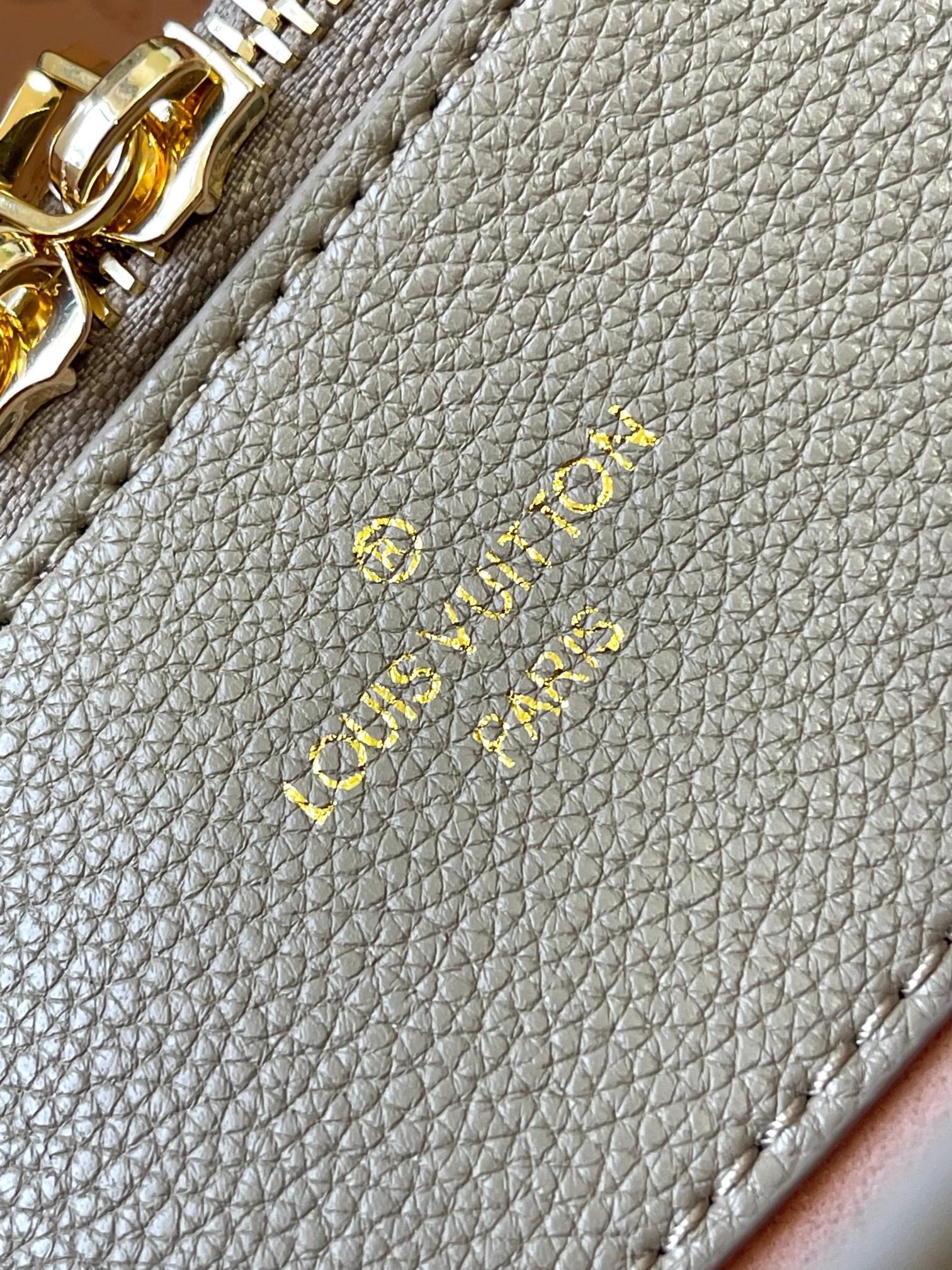 [TOP] Louis Vuitton LV Carved Cowhide Leather Bella Tote Bag - 32x23x13CM - Gray