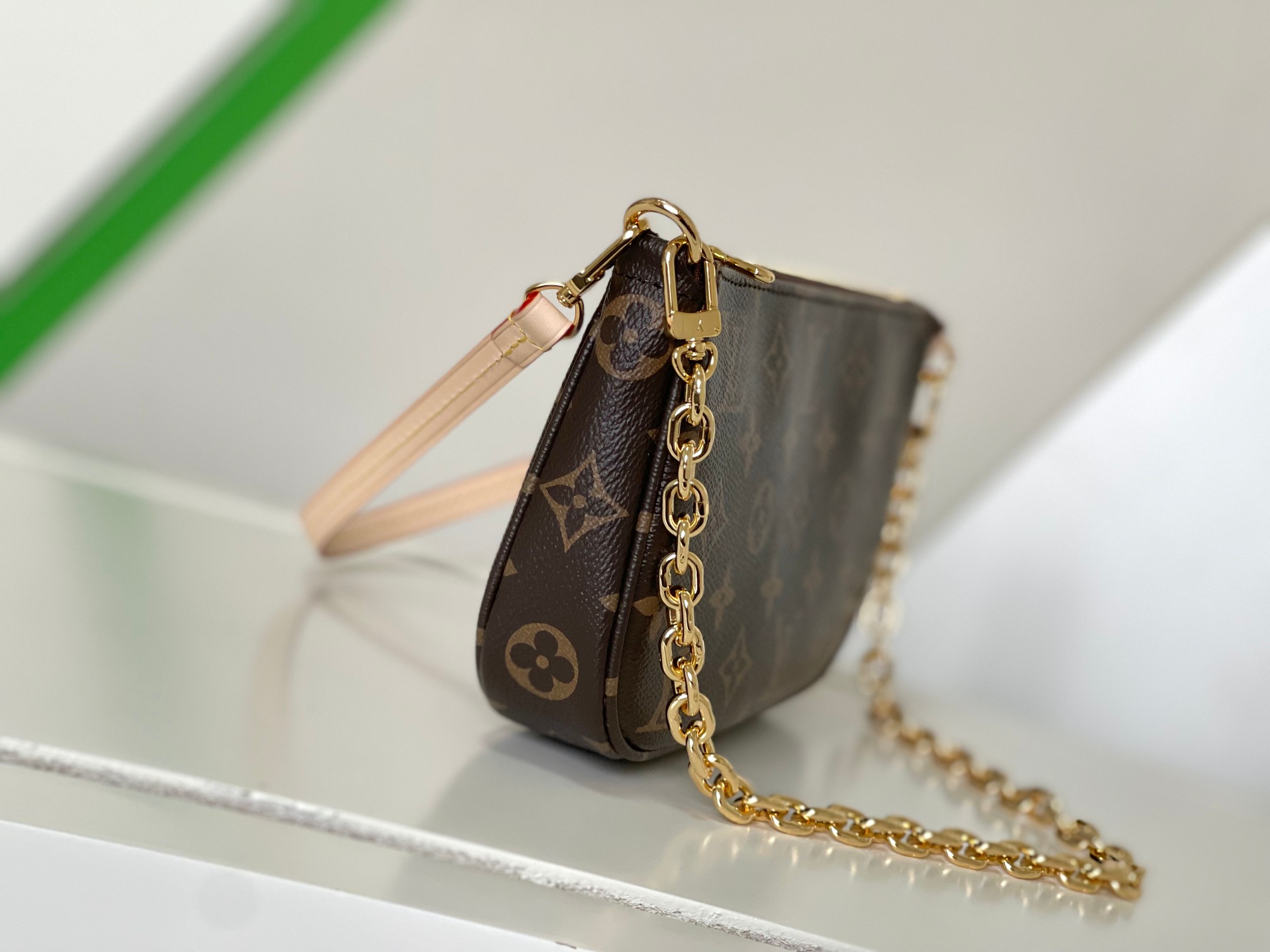 [TOP] Louis Vuitton LV Monogram Pochette Accessories Bag - 23.5x13.5x4CM