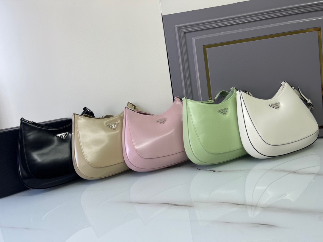 [TOP] PRADA Cleo Bag Leather Large 30x18.5x4cm - 5 Color