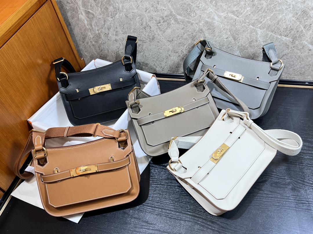 [TOP] HERMES Swift Leather Mini Jypsiere Bag 22cm - 7 Colors - GHW&SHW