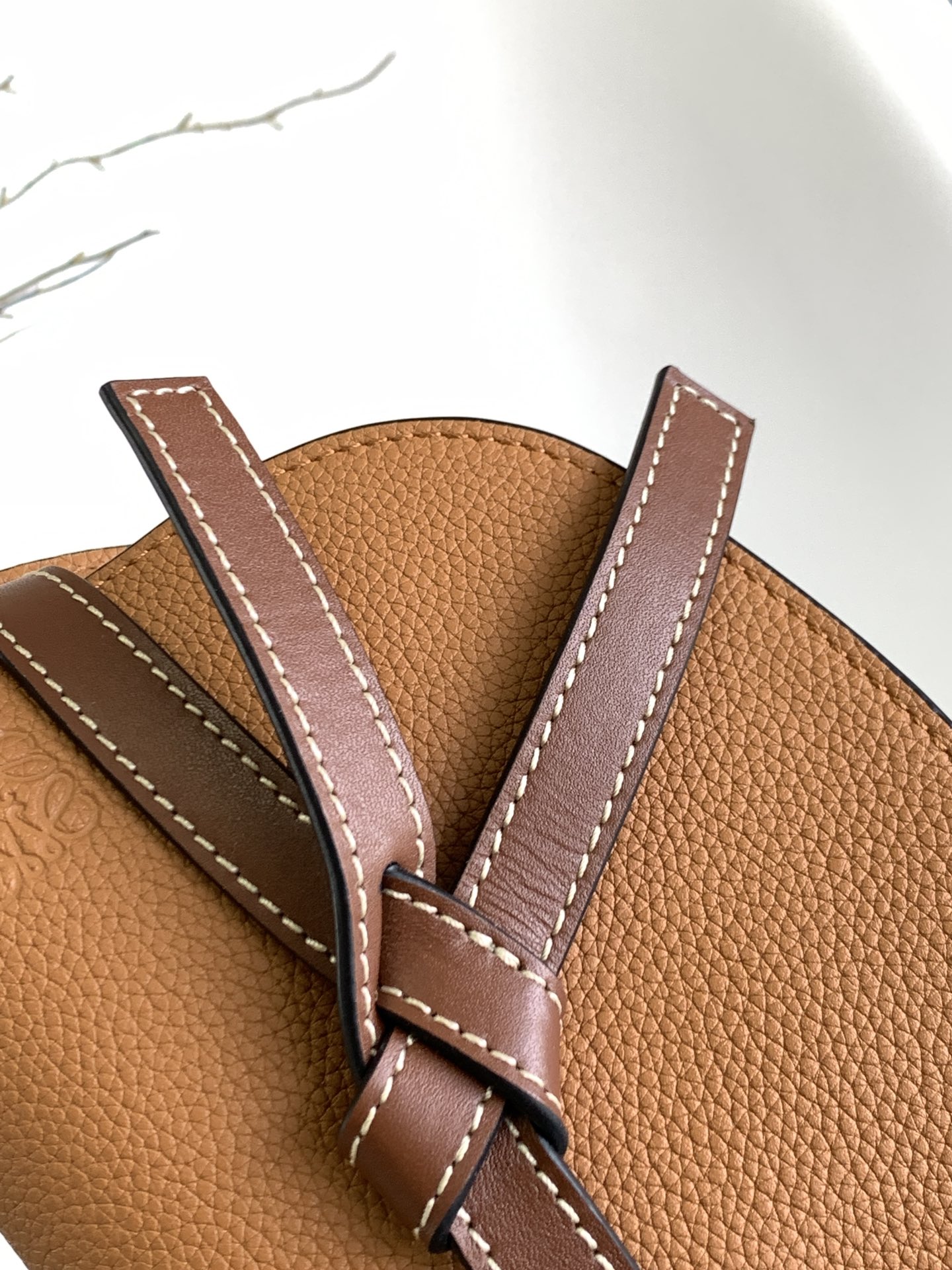 [TOP] LOEWE Gate Bag Mini 15x12.5x8cm/20*19*11.5cm  - Brown