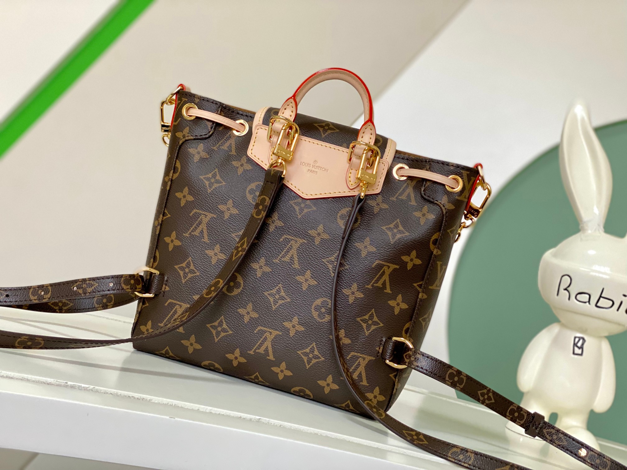[TOP] Louis Vuitton LV  Backpack Made Of Monogram Canvas Material - 21×23×10CM-Brown